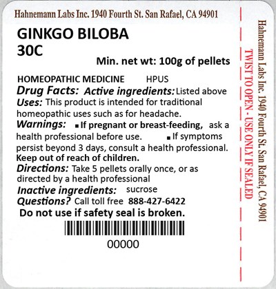 Ginkgo Biloba 30c 100g (Ginkgo Biloba 30c 100g)